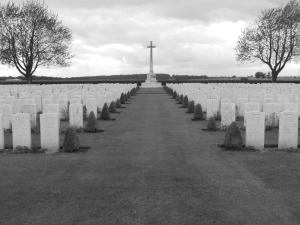 Caterpillar Valley Cemetery, Longueval, Somme, France. Photo by Christopher Teasdale
