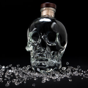 It could all be an elaborate advert for Crystal Head Vodka anyway. (Pic from amazon.)