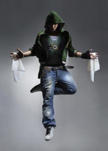 Not your typical Morris Dancer. (Pic from Time Gentlemen Please dance show)